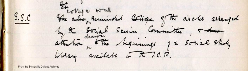Minutes of College Meeting 17 October 1917