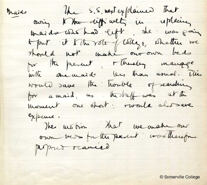College Meeting Minutes 24th January 1917